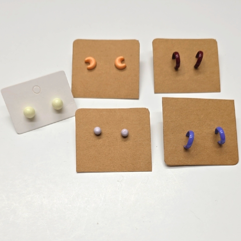 Lot Of Colorful 90s Earrings